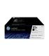 HP Pack de ahorro de 2 cartuchos de tóner original LaserJet 85A negro