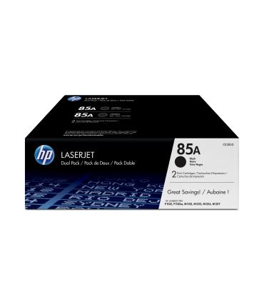 HP Pack de ahorro de 2 cartuchos de tóner original LaserJet 85A negro