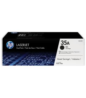 HP Pack de ahorro de 2 cartuchos de tóner original LaserJet 35A negro