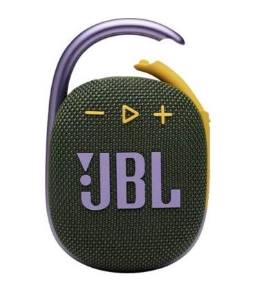 Altavoz con Bluetooth JBL Clip 4/ 5W/ 1.0/ Verde