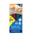 ESTUCHE 12 LAPICES DE COLORES NORIS COLOUR SURTIDOS STAEDTLER 185 C12