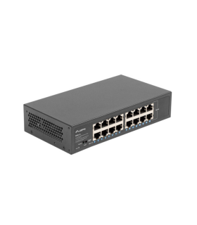 SWITCH LANBERG 16 PUERTOS GIGABIT ETHERNET RACK 10\"/19\"