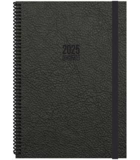 AGENDA 2025 TOKIO DIA/PAGINA 17X24 NEGRO CASTELLANO INGRAF 355562
