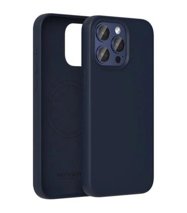 Funda Silicona con Magsafe Vention KUEL0-40/ Compatible con iPhone 14 Max/ Azul Medianoche