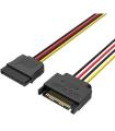 Cable Alimentacin 15Pin Vention KDABY/ SATA Macho - SATA Hembra/ 30cm