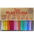 CAJA EXPOSITORA 15 PASTILLAS PLASTILINA 350 G COLORES SURTIDOS JOVI 72S