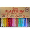 CAJA EXPOSITORA 15 PASTILLAS PLASTILINA 350 G COLORES SURTIDOS JOVI 72S