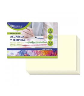 PACK 5 CARTULINAS DIBUJO ACUARELAS Y TEMPERAS A3 BISMARK 328823