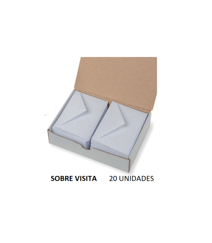 PAQUETES DE 20 SOBRES TARJETA DE VISITA, OFFSET BLANCO 70X105, 90 GRS. ENGOMADO SAM 665135   bolsas y sobres EAN :