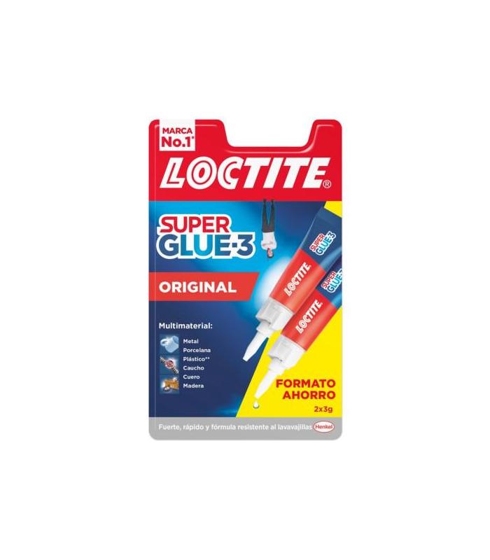 LOCTITE SUPERGLUE-3 ORIGINAL DUO 2X3 BL 3GR+3GR LOCTITE 2640781