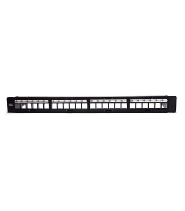 PANEL DE CONEXIONES WP 19\" UTP MODULAR VACIO PARA 24 TOMAS KEYSTONE, 1U