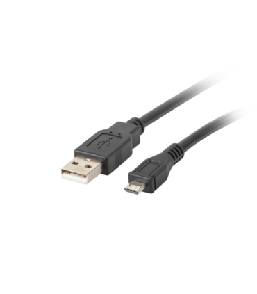 CABLE USB LANBERG 2.0 MACHO/MICRO USB MACHO 0.3M NEGRO