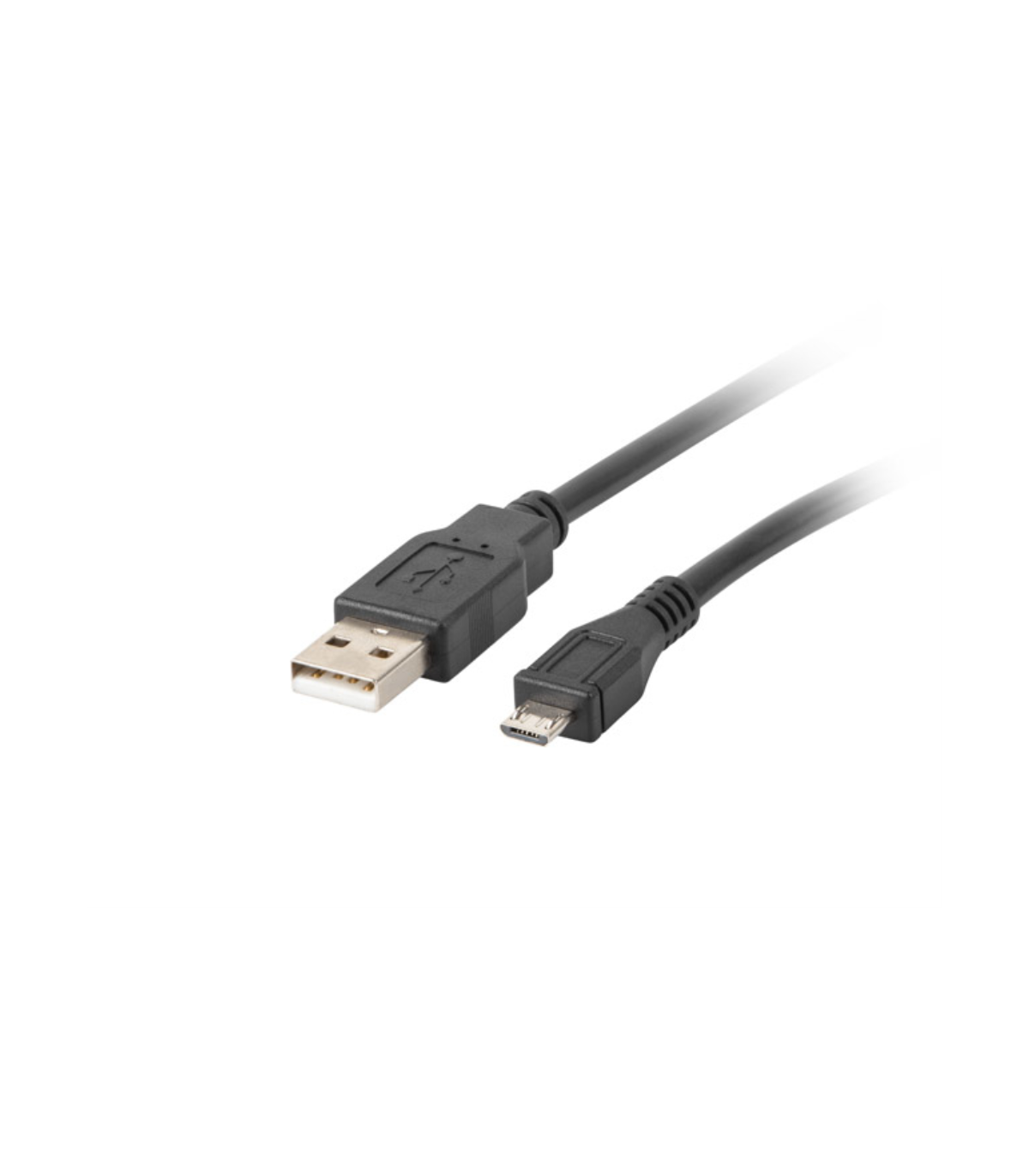 CABLE USB LANBERG 2.0 MACHO/MICRO USB MACHO 0.3M NEGRO