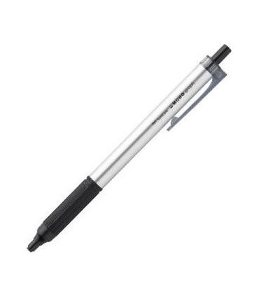 BOLGRAFO MONO GRAPH LITE TINTA ACEITE BAJA VISCOSIDAD. CUERPO PLATA. TINTA NEGRA. TOMBOW BC-MGLE04