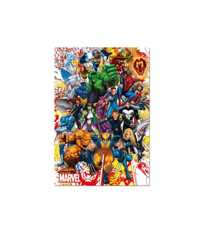 PUZZLE 500 PIEZAS HROES MARVEL EDUCA 15560