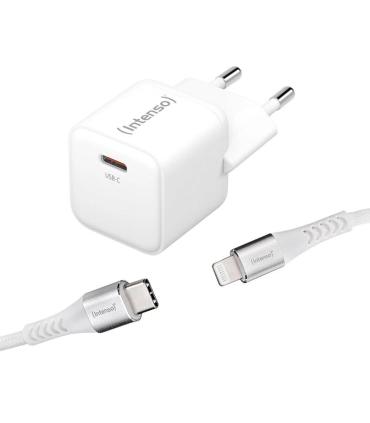 Intenso | Cargador pared GaN W30C USB-C|blanco