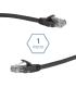 iggual Latiguillo CAT6 UTP LSZH 1 metro negro