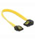 Delock Cable SATA 6 Gb/s recto a ngulo izquierdo