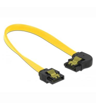 Delock Cable SATA 6 Gb/s recto a ngulo izquierdo