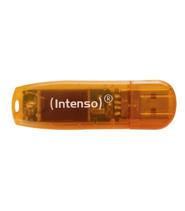 Intenso 3502490 Lpiz USB 2.0 Rainbow 64GB Naranja