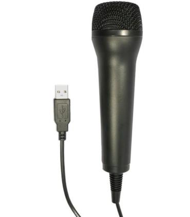 iggual Micrófono USB con soporte para PC y consola