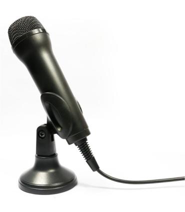 iggual Micrófono USB con soporte para PC y consola
