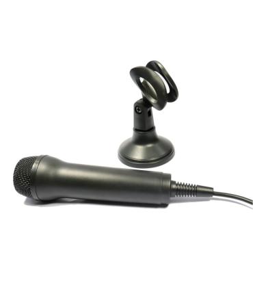 iggual Micrófono USB con soporte para PC y consola