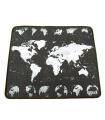 iggual Alfombrilla mapamundi ratón 30x25 cm