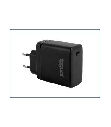 iggual IGG318430 cargador de dispositivo móvil Teléfono móvil, Batería portátil, Smartphone, Reloj inteligente, Tableta Negro