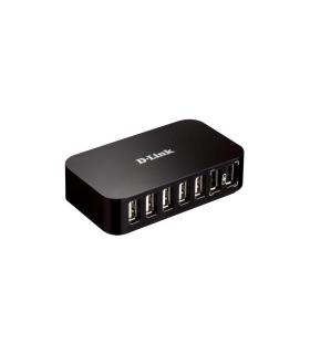D-Link DUB-H7 USB 2.0 Type-B 480 Mbit s Negro