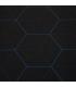 iggual Hexa 1 Alfombrilla de ratón para juegos Negro, Azul