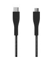 AISENS Cable USB 2.0 3A, tipo USB C/M - micro B/M, Negro, 1.0 m