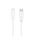 Nanocable Cable USB 3.1, Gen2 10 Gbps 3A, tipo USB-C M-A M, Blanco, 0.5 m