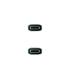 Nanocable Cable USB 3.2 Gen2x2 20Gbps 5A 100W, 4K 60Hz, USB-C M-USB-C M, Gris Negro, 3 m