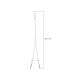 Nanocable Cable Adaptador Audio Jack 3.5 H de 4 Pines a 2 Jack 3.5 M de 3 Pines, Blanco, 20 Cm