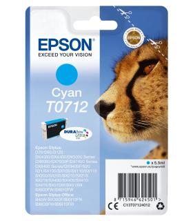 Epson Cheetah Cartucho T0712 cian (etiqueta RF)