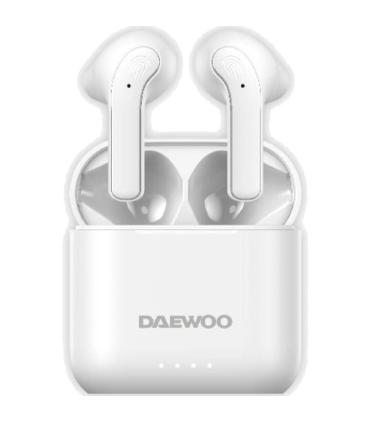 Auriculares Bluetooth Daewoo DW2021 con estuche de carga/ Autonoma 5h/ Blancos