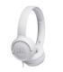 Auriculares JBL Tune 500/ con Micrfono/ Jack 3.5/ Blancos
