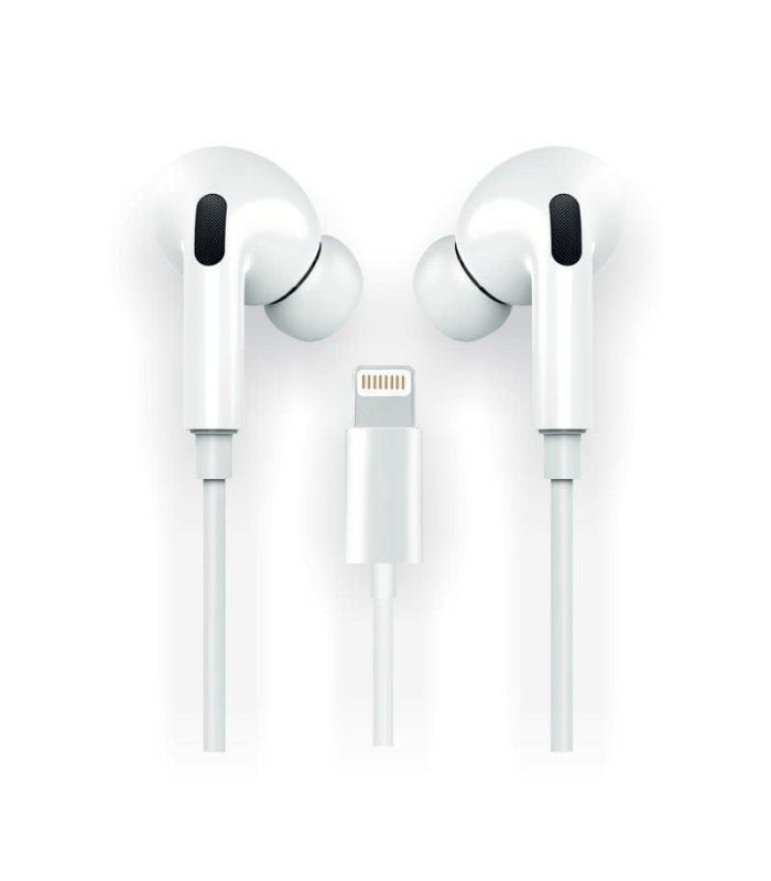 Auriculares Intrauditivos Tech One Tech earTECH HOP TEC1202/ con Micrfono/ Lightning/ Blancos