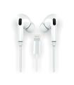 Auriculares Intrauditivos Tech One Tech EarTECH HOP TEC1202/ Con Micrfono/ Lightning/ Blancos