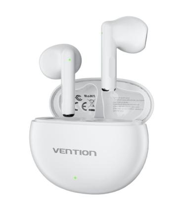 Auriculares Bluetooth Vention ELF 06 NBKW0 con estuche de carga/ Autonoma 6h/ Blancos