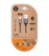 Cable USB 2.0 Tipo-C Tech One Tech TEC2023/ USB Tipo-C Macho - USB Macho/ 2m/ Gris