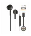 Auriculares Intrauditivos Tech One Tech EarTECH TEC1302/ Con Micrfono/ USB Tipo-C/ Negros