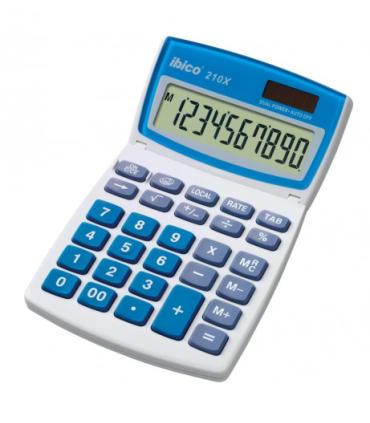 CALCULADORA DE SOBREMESA DE 10 DIGITOS MODELO 210X SOLAR / PILA IBICO IB410079