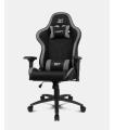 DRIFT DR110BGRAY Silla Para Videojuegos Butaca Para Jugar Asiento Acolchado Negro, Gris