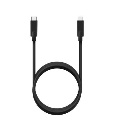 AISENS Cable USB 3.2 Gen1 5Gbps 4k@60Hz 3A 60W E-Marker, Tipo USB-C M-USB-C M, Negro, 4.0m