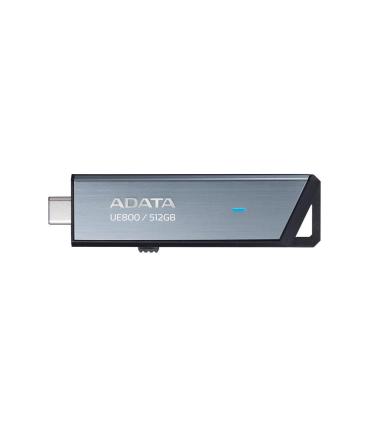 ADATA UE800 unidad flash USB 512 GB USB Tipo C 3.2 Gen 2 (3.1 Gen 2) Plata