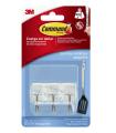BLISTER 3 GANCHOS ADHESIVOS TRANSPARENTES PEQUEOS PUNTA ALAMBRE HASTA 225G COMMAND 17067CLR 3M 7100240178