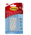 BLISTER 20 GANCHOS ADHESIVOS DECORATIVOS TRANSPARENTES COMMAND 17026CLR 3M 7100309363