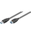 Ewent EC1009 cable USB USB 3.2 Gen 1 (3.1 Gen 1) 3 m USB A Negro